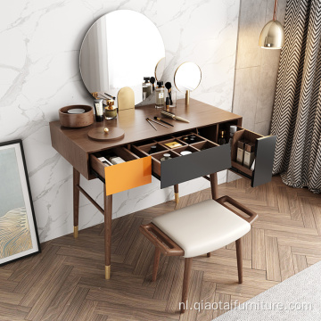 Luxe make-up bureau moderne witte spiegel